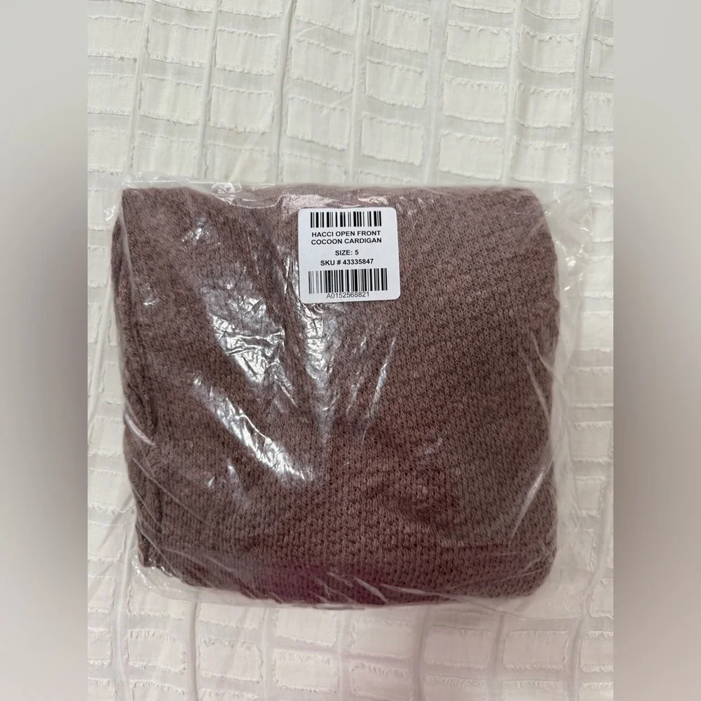 NWT Torrid Hacci cocoon light weight sweater cardigan 5 5X Deep Taupe - Picture 6 of 6